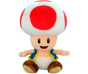 Nintendo Merchandising Toad Super Mario Red Teddy 20 Cm