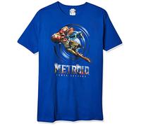 Nintendo Metroid Men's Graphic Tees - Blue - S