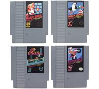 Nintendo NES Cartridge Retro Drink Coasters for Gamers - Officially Licensed, Featuring Donkey Kong, Legend of Zelda, Super Mario, and More Classic Games, Set of 8 | Paladone