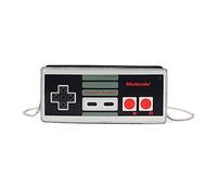 Nintendo NES Controller Ladies Zipped Purse with Chain, Multi-Colour (Lb902006Ntn) Coin Pouch, 24cm, Black