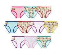 Nintendo Princess Peach, Daisy, Yoshi, Super Mario and Luigi Combed Cotton Underwear Available in Sizes 4 6 8, (10-Pack), 8