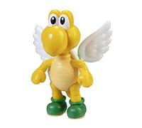 Nintendo Super Mario 4'' Figure - Green Para Koopa Troopa with Wings, Yellow, One Size (407314)