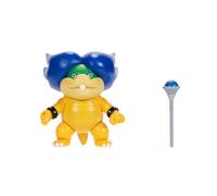 Nintendo Super Mario 4-Inch Ludwig Von Koopa Poseable Figure with Wand Accessory. Ages 3+ (Officially licensed)