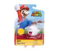 Nintendo Super Mario Boo with Coin 4" Figure Jakks Pacific New Sealed