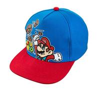 Nintendo Super Mario Boys Blue Baseball Cap Hat Age 4-7, Medium