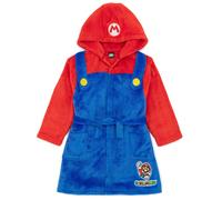 Nintendo Super Mario Boys Blue Dress-Up Hooded Bathrobe - 7-8 Years