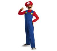 DISGUISE Nintendo Super Mario Brothers Mario Classic Boys Costume, Large