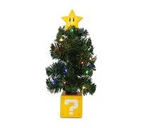 Nintendo Super Mario Bros. Super Star LED USB-Powered Light-Up Desktop Holiday Tree