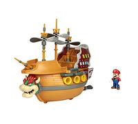 Nintendo Super Mario Deluxe Playset - Bowser's Ship - Includes 5 Figures 6.5 cm and 4 Accessories