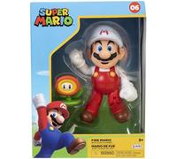 Nintendo Super Mario Fire Mario Figure in Collector's Box, 10 cm