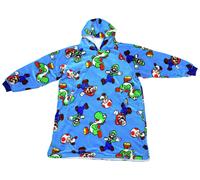 Nintendo Super Mario Fleece Hooded Blanket - Medium