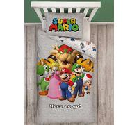 Nintendo Super Mario Here We Go Duvet Cover Set Multi