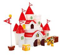 Nintendo Super Mario Mushroom Kingdom Castle Deluxe Playset Including Exclusive 2.5” / 6cm Bowser Action Figure For Kids Aged 3+