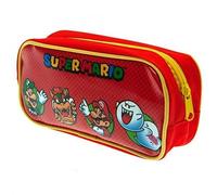 Nintendo Super Mario Pencil Case Core Character Circles Zip-up Official Red 21x10x10 cm