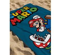Nintendo Super Mario Towel 71653 Leaping 100% Cotton Towel Beach Holiday Towel