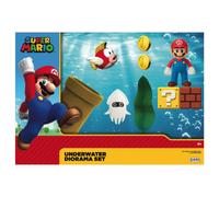Nintendo Super Mario Underwater 2.5" Figure Diorama Play Set