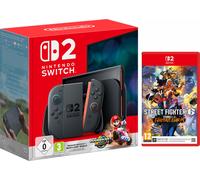 Nintendo Switch 2 256GB with Mario Kart World + Street Fighter 6: Year 1-2 Fighters Edition - Black, Black