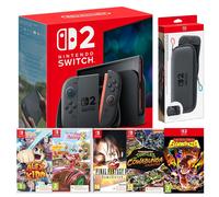 Nintendo Switch 2 Console with Mario Kart World, Donkey Kong Bananza, Carrying Case and 4 more games
