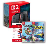 Nintendo Switch 2 Console with Taxi Chaos, Windswept & 256GB Micro SD Express Card (Switch 2)