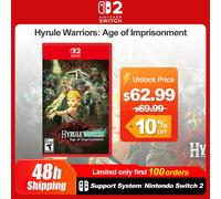 Hyrule Warriors Age of Imprisonment Nintendo Switch 2 Juegos Games Deals Physical Game Card Support 1-2 Players for Switch 2 Random Cover