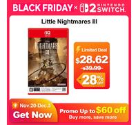 Nintendo Switch 2 Little Nightmares 3 Games Deals 100% New Original Physical Game Card Support 1-2 Players for Nintendo Switch 2 Random Cover