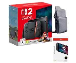 Nintendo Switch 2 Mario Kart World Bundle with FREE Snakebite Sling Case and Hori Screen Filter