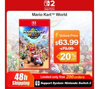 Nintendo Switch 2 Mario Kart World Juegos Games Deals 100% Official Physical Game Card Racing Party Genre Game Only for Switch 2 Random Cover