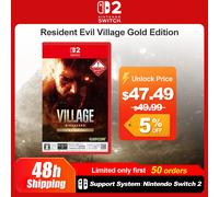 Nintendo Switch 2 Resident Evil Village Gold Edition Juegos Games Deals 100% New Nintendo Physical Game Card for NS2 Console Random Cover