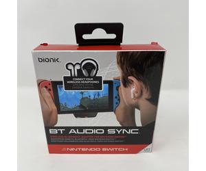 Nintendo Switch Bionic BT Audio Sync Wireless Bluetooth Adapter Brand New