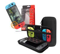 Orzly Carrying Case for Nintendo Switch OLED and Console - Black