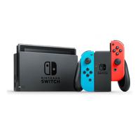 Nintendo Switch Console 2nd Gen - Neon Blue/Red: Home Console & Handheld, 3 Modes, HD Rumble, Joy-Con, Local Multiplayer