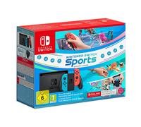 Nintendo Switch Hardware - Neon Red/Neon Blue Game Switch Sports Set + 12 Months