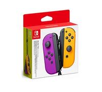Nintendo Switch Joy-Con Controller Twin Pack, Wireless, Rechargeable - Neon Purple / Neon Orange One Colour
