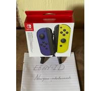 Nintendo Switch Joy-Con Controllers Pair Neon Blue/Yellow New Un-Sealed Boxed