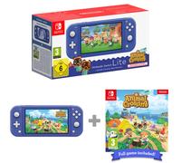 Nintendo Switch Lite Blue + Animal Crossing NH Bundle