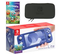Nintendo Switch Lite (Blue) Miitopia Pack