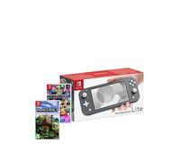 Nintendo Switch Lite Console + Minecraft And Mario Kart Deluxe & 8 Turquoise