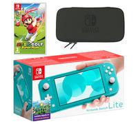 Nintendo Switch Lite (Turquoise) Mario Golf: Super Rush Pack