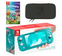 Nintendo Switch Lite (Turquoise) Miitopia Pack