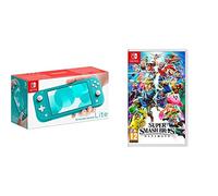 Nintendo Switch Lite - Turquoise + Super Smash Bros - Ultimate