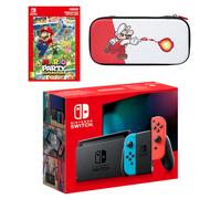 Nintendo Switch (Neon Blue/Neon Red) Mario Party Superstars Pack