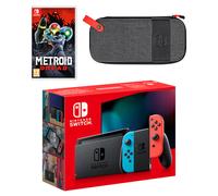 Nintendo Switch (Neon Blue/Neon Red) Metroid Dread Pack
