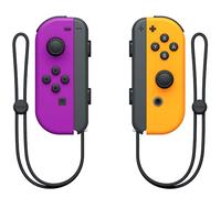 Nintendo Switch Neon Purple Joy-Con (L) and Neon Orange Joy-Con (R) Controller Set