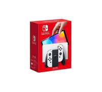 Nintendo Switch OLED (2021) Console with 7-inch OLED, 64GB, Enhanced Audio, Dock LAN Port, Black & White Joy-Cons, Handheld/Tabletop/TV Modes