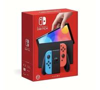 Nintendo Switch (OLED Model) - Black/Neon Red/Neon Blue