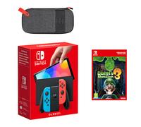 Nintendo Switch - OLED Model (Neon Blue/Neon Red) Luigi's Mansion 3 Pack