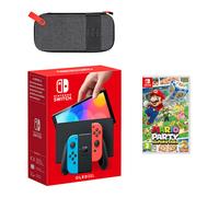 Nintendo Switch - OLED Model (Neon Blue/Neon Red) Mario Party Superstars