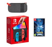 Nintendo Switch - OLED Model (Neon Blue/Neon Red) Pokémon Brilliant Diamond Pack