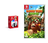Nintendo Switch (OLED Model) - White & Donkey Kong Country Returns HD