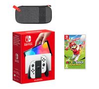 Nintendo Switch - OLED Model (White) Mario Golf: Super Rush Pack